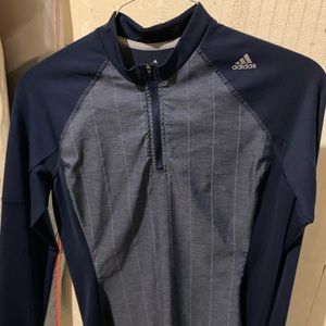 Adidas quarter zip running top